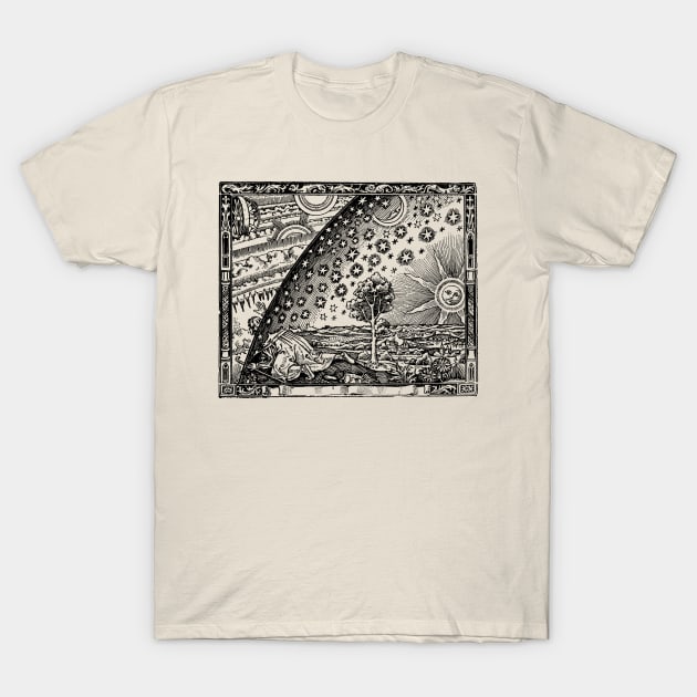 Flammarion engraving T-Shirt by metaphysical